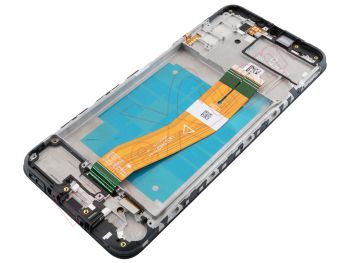 Pantalla Service Pack completa PLS LCD negra con marco para Samsung Galaxy A03s, SM-A037 (Versión NO EU)